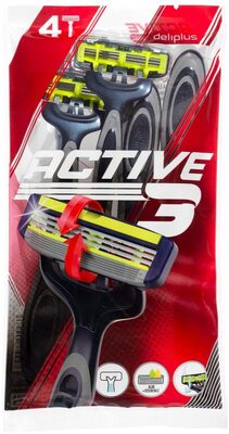 Maquinillas de afeitar desechables active 3
