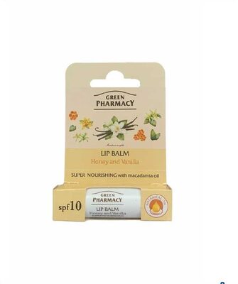 Lip balm, honey and vanilla