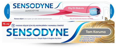 Sensodyne Tam Koruma Diş Macunu 75 ml + Diş Eti Bakımı Fırçası