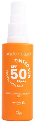 Bade Natural 50SPF Renkli Güneş Koruyucu Süt 30 ml