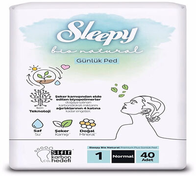 Sleepy Bio Günlük (Boy 1) Süper Normal Ped 40'lı