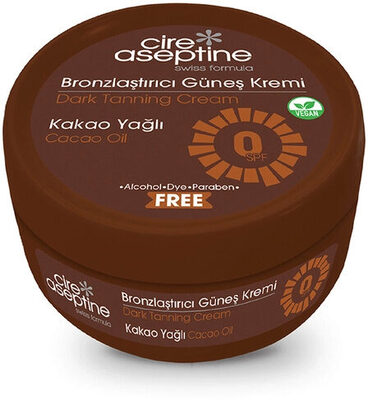 Cire Aseptine Kakaolu Bronzlaştırıcı 0SPF Güneş Kremi 200 ml