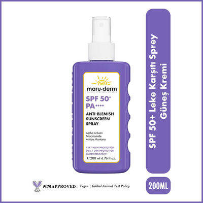 Maruderm 50+SPF Leke Karşıtı Vücut Güneş Spreyi 200 ml