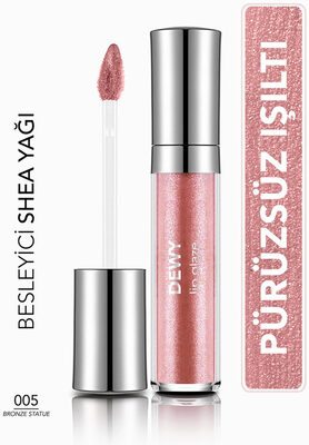 Flormar Dewy Lip Glaze Dudak Parlatıcısı 005 Bronze Statue