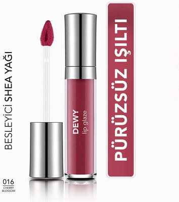 Flormar Dewy Lip Glaze Dudak Parlatıcısı 016 Chery Blossom