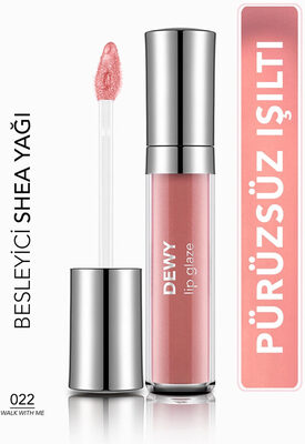 Flormar Dewy Lip Glaze Nemlendirici Dudak Parlatıcısı No: 022 Walk With Me