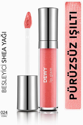 Flormar Dewy Lip Glaze Dudak Parlatıcısı 024 Coral