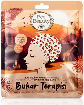 Bee Beauty Buhar Terapisi Saç Teli Bakımı Bone Maske