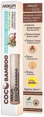 Mixup! CocoBamboo Hair Styling Mascara 12 ml (Transparan)