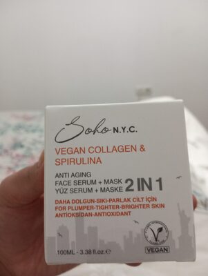 SOHO N.Y.C. Anti-Aging No Rinse 2in1 Face Serum + Mask