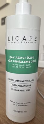 Licape Çay Ağacı Özlü Yüz Temizleme Jeli 400 ml