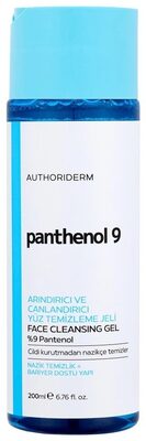 Authoriderm Pantenol %9 Arındırıcı ve Canlandırıcı Yüz Temizleme Jeli