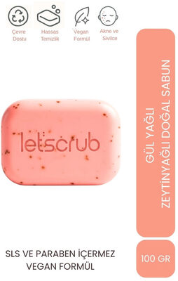 Let'scrub Zeytinyağlı Gül Yağı Sabunu 100 gr
