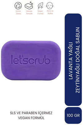 Let'scrub Zeytinyağlı Lavanta Yağı Sabunu 100 gr