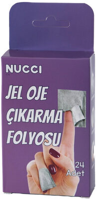 Nucci Jel Tırnak Çıkarma Kağıdı