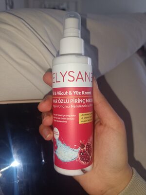 ELYSANE Pirinç Mayası Nar Özlü Beyazlatıcı Leke Karşıtı Derin ve Aydınlık Cilt Etkisi Nemlendirici Krem