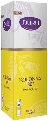 Duru Limon Kolonya 200 ml (Cam Şişe)
