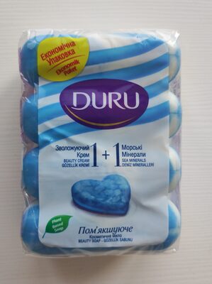 Мило DURU пом'якшуюче Зволожуючий крем + Морські мінерали