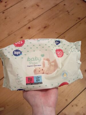baby pure fragrance free wipes