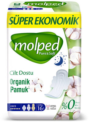 Molped Pure & Soft Süper Eko Gece 16'lı