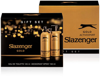 Slazenger ActiveSport Gold EDT Erkek Parfüm 125 ml + Deodorant Sprey 150 ml