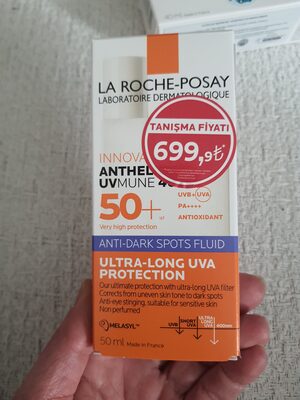 La Roche-Posay Anthelios UVMune 400 Anti-Dark Spots Fluid SPF50+ Yüz Güneş Kremi