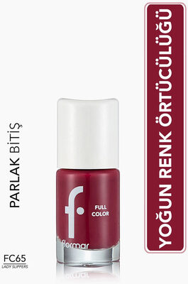 Flormar Full Color Ekstra Yoğun Pigmentli Oje FC65 Lady Slippers