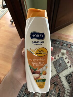 Hobby Doğal Yağ Özleri Argan Yağı ve Papatya Çiçeği Özlü Şampuan