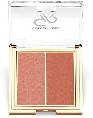 Golden Rose Iconic Blush Duo No: 02 Peachy Coral
