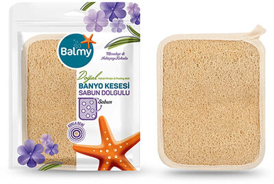 Balmy Doğal Sabun Dolgulu Banyo Kesesi