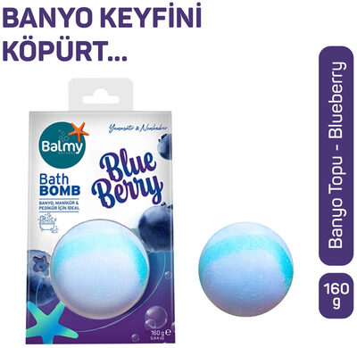 Balmy Banyo Topu Blueberry 160 gr