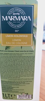 Marmara Limon Kolonyası 1 L