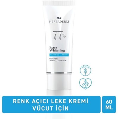 Herbaderm %77 Leke Azaltıcı Vücut Kremi