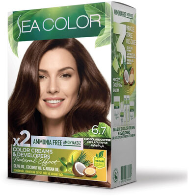 Sea Color Amonyaksız Saç Boyası 6.7 Çikolata Kahve