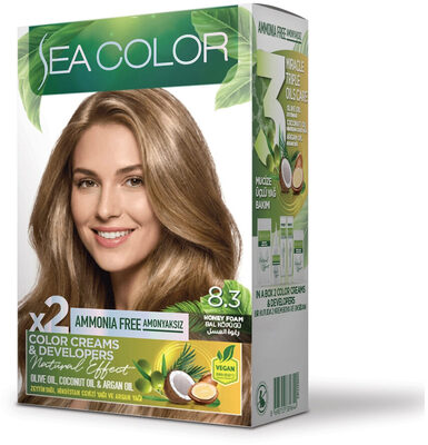 Sea Color Amonyaksız Saç Boyası 8.3 Bal Köpüğü