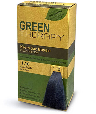 Green Therapy Krem Saç Boyası 1.10 Mavi Siyah