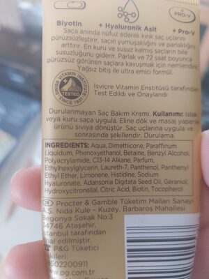 Pantene Pro-V Miracles Hydra Glow Kuru Saç Uçlarına Elveda Durulanmayan Gündüz Serumu