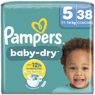 Couches Bébés Baby-Dry 11-16kg Taille 5