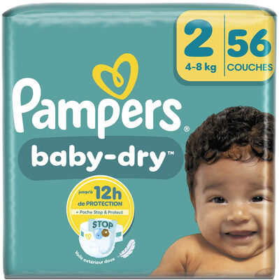 Couches Bébés Baby-Dry 4-8kg Taille 2