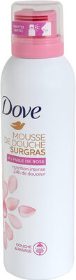 Dove Surgras Gel Douche Mousse Nourrissante Huile de Rose 24h