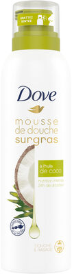 Dove Surgras Gel Douche Mousse Nourissante Infusée Huile de Coco 200ml