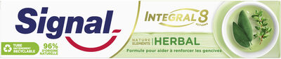 Signal Integral 8 Dentifrice Nature Elements Herbal 75ml