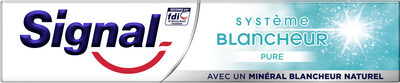 Signal Dentifrice Système Blancheur Pure avec un Minéral Blancheur