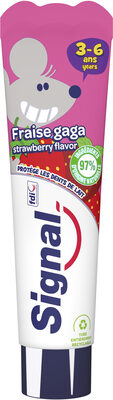 Signal Dentifrice Enfants Kids 3-6 Ans Fraise Gaga 50ml