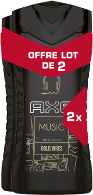 AXE Gel Douche Homme Music 250ml Lot de 2
