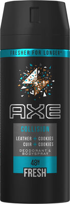 Axe Déodorant Bodyspray Homme Collision Cuir & Cookies 48h 150ml