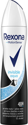 REXONA Déodorant Femme Spray Anti Transpirant Invisible Aqua