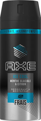 Axe Déodorant Homme Spray Ice Cool Frais 48h 150ml