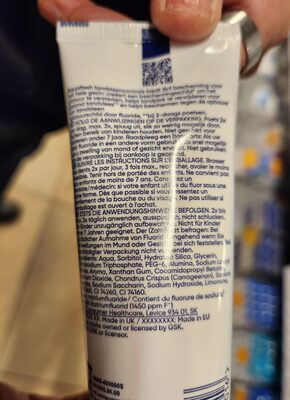 Aquafresh tandpasta tandsteen controle