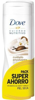 Loción corporal nutritiva con karité y vainilla